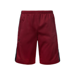 Australian Training Shorts with Taping Burgundy Red