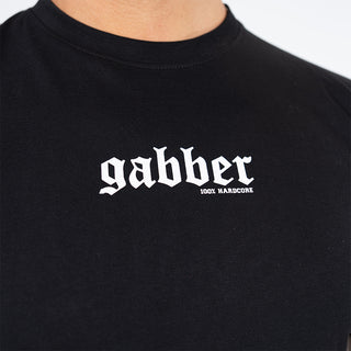 100% Hardcore T-shirt Gabber Vertical Black