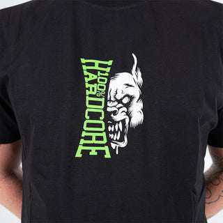 100% Hardcore T-shirt Vertical Black/Green