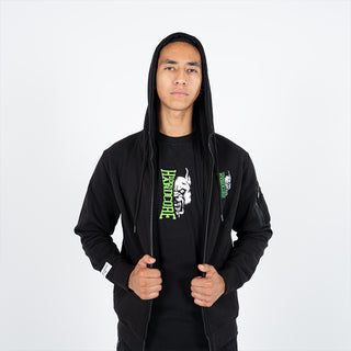 100% Hardcore Vest Verticaal Zwart/Groen