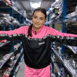 100% Hardcore Training Jacket Classic Black / Pink