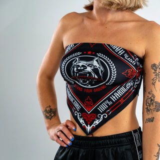 100% Hardcore Women Bandana Top
