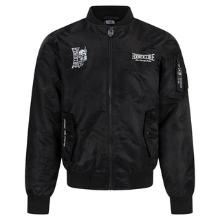 100% Hardcore Bomberjacket Branded Rage Black