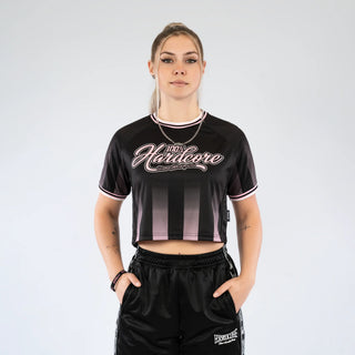 100% Hardcore Cropped Voetbalshirt Script