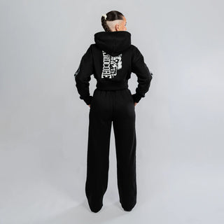 100% Hardcore Chándal Cropped para Mujer Negro