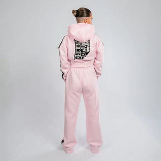 100% Hardcore Chándal Cropped para Mujer Rosa