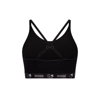 100% Hardcore Women Sport Top Taping Black