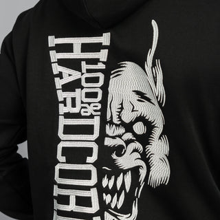 100% Hardcore Hooded Zipper Branded Rage Taped