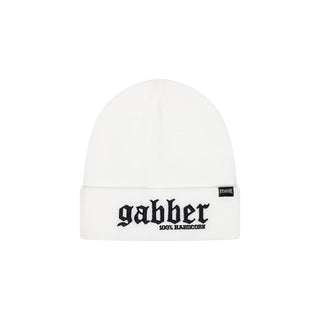 100% Hardcore Beanie Gabber White