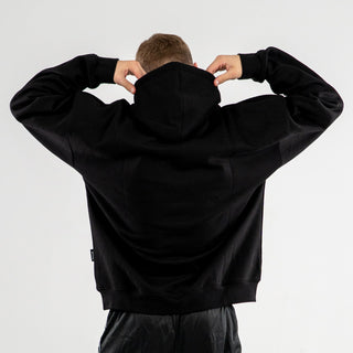 100% Hardcore Oversized Hoodie Faded Black