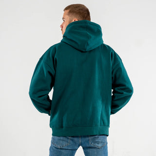 100% Hardcore Oversized Hoodie Faded Teal