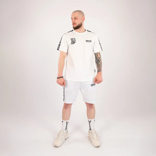 100% Hardcore Korte Trainingsbroek Essential Wit