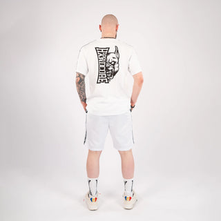 100% Hardcore Korte Trainingsbroek Essential Wit