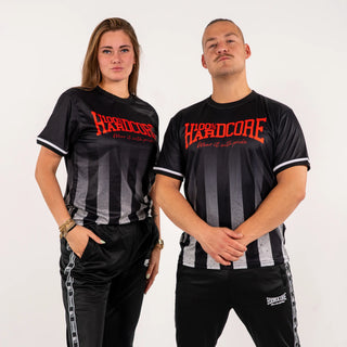 100% Hardcore Soccershirt Striped Distorted