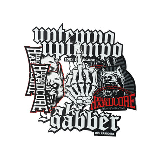 100% Hardcore Sticker Set Exclusive