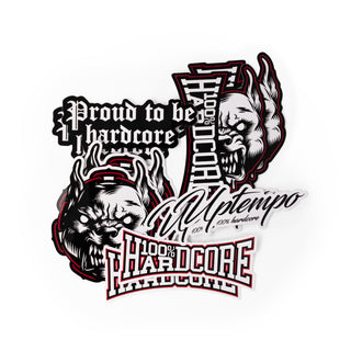 100% Hardcore Sticker Set Exclusive