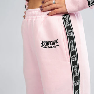 100% Hardcore Pantalón de Chándal Mujer Straight Fit Rosa