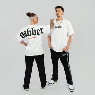100% Hardcore T-shirt Gabber Big White