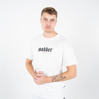 100% Hardcore T-shirt Gabber Big White