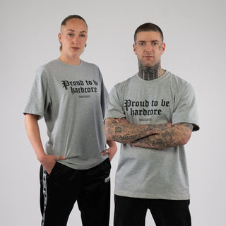 100% Hardcore T-shirt Proud to Be Grey