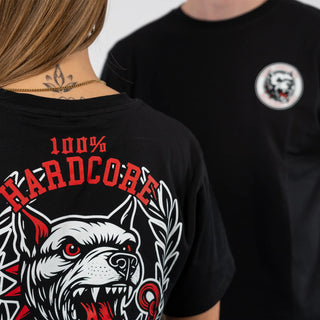 100% Hardcore T-shirt Unleashed Black