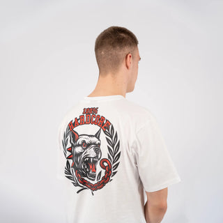 100% Hardcore T-shirt Unleashed White