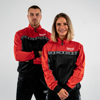 100% Hardcore Trainingspak Essential Felrood/Zwart