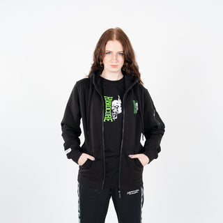 100% Hardcore Vest Verticaal Zwart/Groen