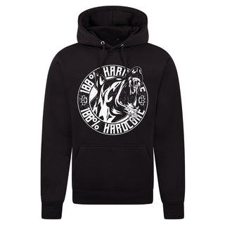 Sudadera con capucha 100% hardcore Screaming Dog negra