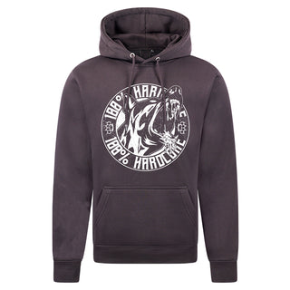 100% Hardcore Hoodie Screaming Dog Grey