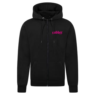 Gabber Hooded Zipper Pink