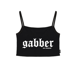 Gabber Crop Top Black