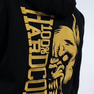 100% Hardcore Hooded Zipper Essential Gold