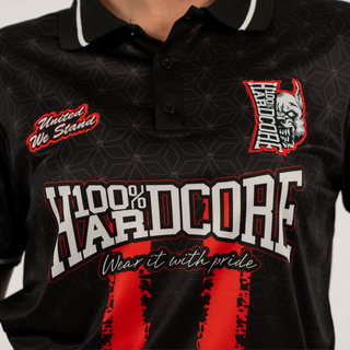 100% Hardcore Soccershirt Red Mark