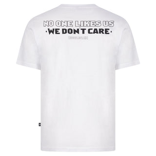 Hooligan Streetwear T-shirt We Don't Care White