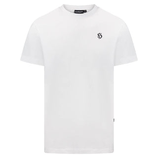 Camiseta informal blanca de estilo hooligan streetwear