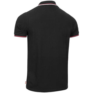 Lonsdale Slimfit Polo The Lion Zwart