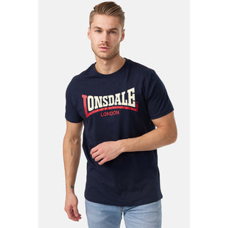 Lonsdale Classsic T-Shirt Two Tone Navy