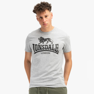 Lonsdale T-shirts Double Pack Loscoe Black/Grey