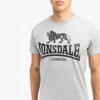 Lonsdale T-shirts Double Pack Loscoe Black/Grey