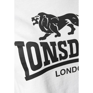 Lonsdale Cropped T-Shirt White GUTCH COMMON