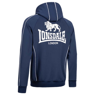 Lonsdale Slimfit Hooded Zipper Achavanich Donker Blauw