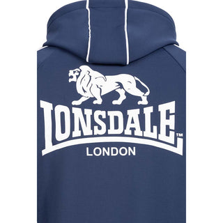 Lonsdale Slimfit Hooded Zipper Achavanich Donker Blauw