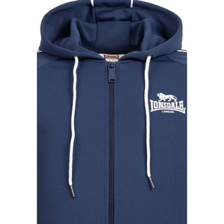 Lonsdale Slimfit Hooded Zipper Achavanich Donker Blauw