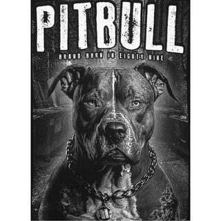 Pit Bull West Coast Hoodie Street King Zwart