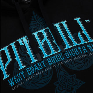 Pit Bull West Coast Hoodie Blue Skull