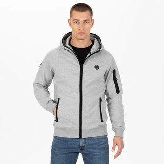 Pit Bull West Coast Hooded Zipper Hermes Grey Melange