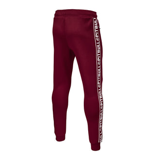 Pit Bull West Coast Oldschool Joggingbroek Bies Logo Terry Burgundy