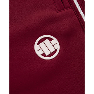 Pit Bull West Coast Oldschool Joggingbroek Bies Logo Terry Burgundy