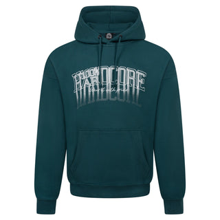 100% Hardcore Oversized Hoodie Faded Teal